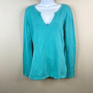 Vintage Angora Blend Fuzzy Sweater Medium Bright Colorful Coastal Soft Tunic